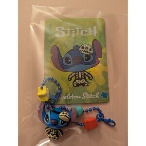 Disney Stitch Bag Clip Charm Skeleton Stitch Halloween